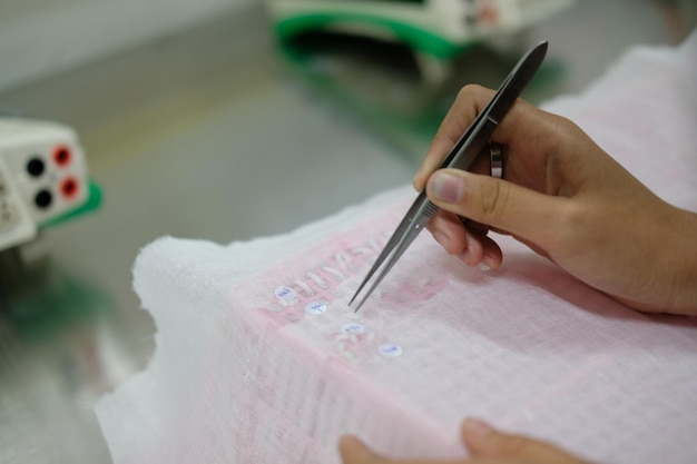 Etapy pracy nad haftem